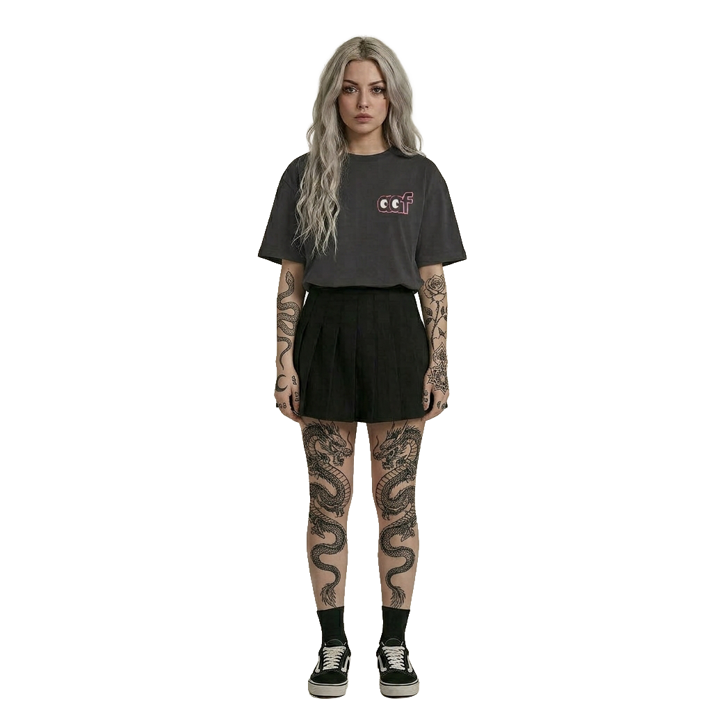 awkward Just the Logo | Black T-Shirt