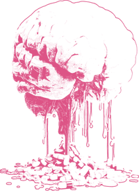 Nuclear Brain | Black T-Shirt