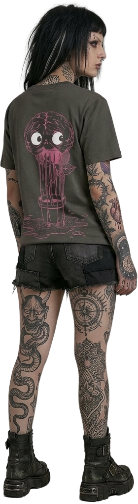 awkward Trying to Grow | Black T-Shirt
