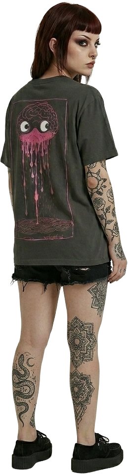awkward Brain Drain | Black T-Shirt