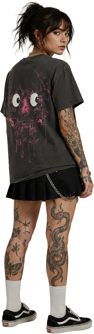 awkward Meltdown | Black T-Shirt
